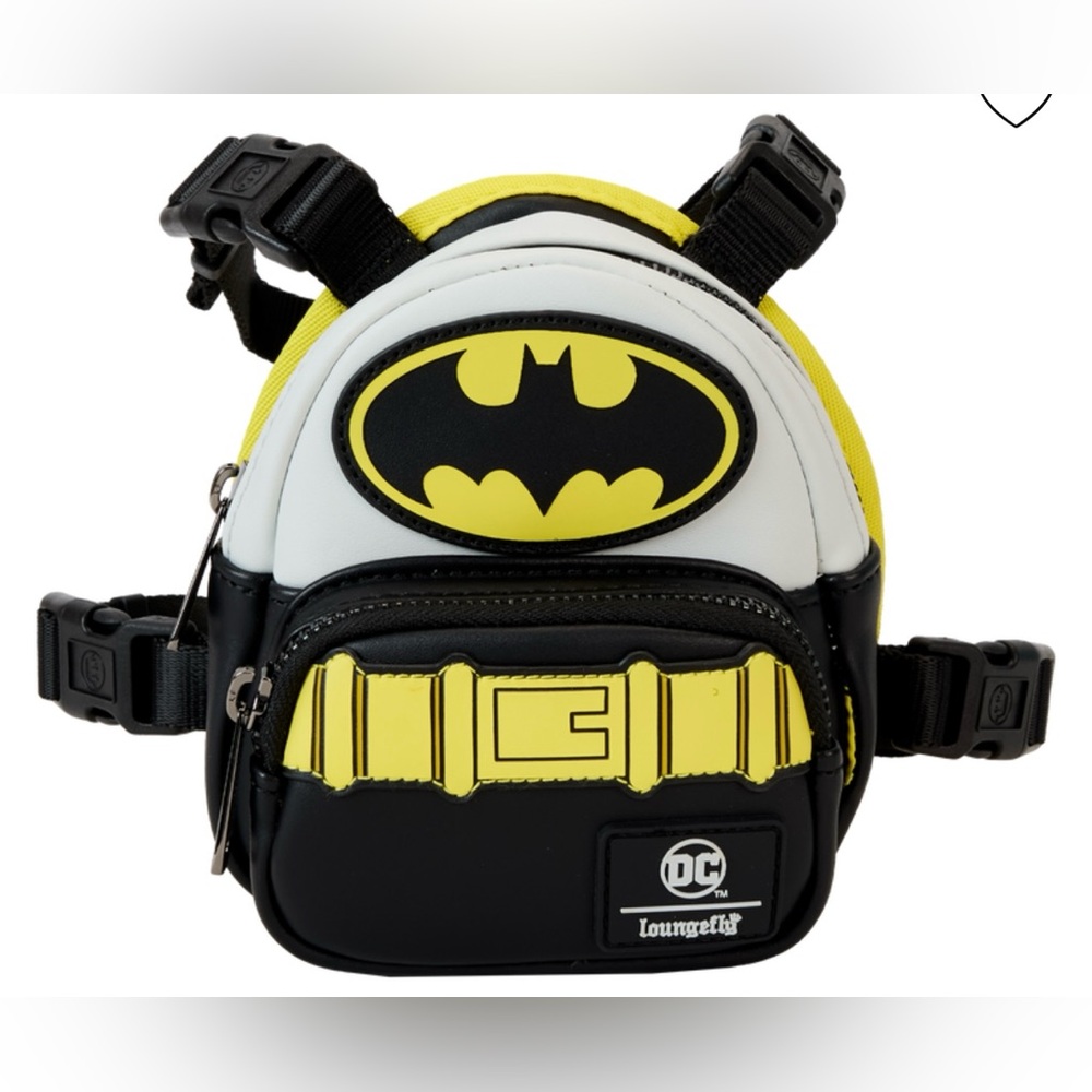 NWT Loungefly DC Comics Batman pet harness backpack Medium